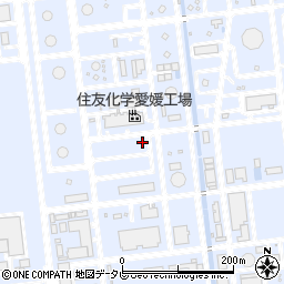 愛媛県新居浜市惣開町周辺の地図