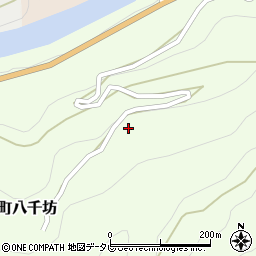 徳島県三好市山城町八千坊234周辺の地図