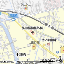 山口県柳井市古開作575周辺の地図