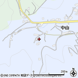 徳島県小松島市立江町（中山）周辺の地図
