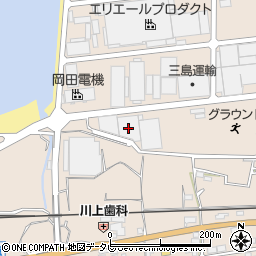 岡山四国共和周辺の地図