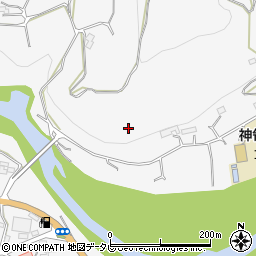 徳島県名西郡神山町神領周辺の地図