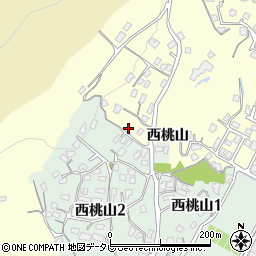 山口県宇部市小串（西桃山）周辺の地図