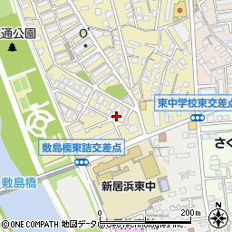 愛媛県新居浜市南小松原町2周辺の地図