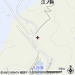 和歌山県日高郡由良町江ノ駒249周辺の地図