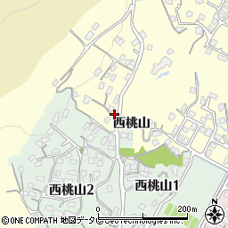 桃山美容室周辺の地図