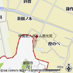 徳島県小松島市坂野町樫のべ周辺の地図