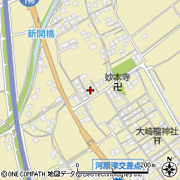 愛媛県西条市河原津255周辺の地図