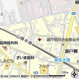 山口県柳井市古開作466-16周辺の地図
