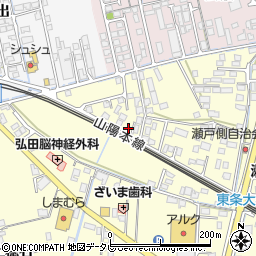 山口県柳井市古開作470-7周辺の地図