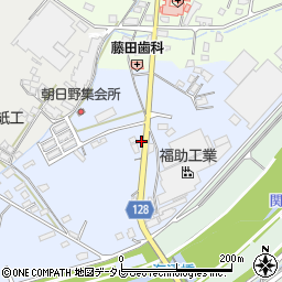 愛媛県四国中央市土居町土居2580周辺の地図