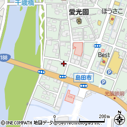 吉川工業株式会社　光支店周辺の地図