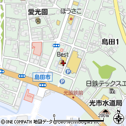 株式会社つぼい　光店周辺の地図