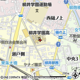 柳井学園高等学校周辺の地図