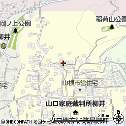 山口県柳井市山根17-8周辺の地図