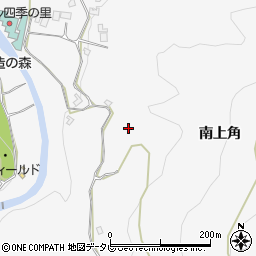 徳島県名西郡神山町神領南上角周辺の地図