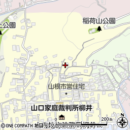 山口県柳井市山根周辺の地図