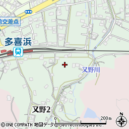 愛媛県新居浜市又野周辺の地図