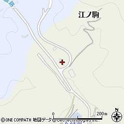 和歌山県日高郡由良町江ノ駒251周辺の地図