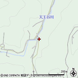 徳島県小松島市田野町（釿石）周辺の地図
