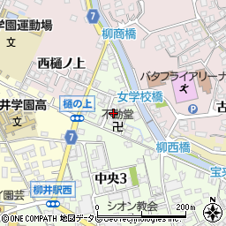 山口県柳井市中央3丁目7-13周辺の地図