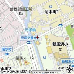 元塚東周辺の地図