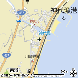 山口県柳井市神代西浜4080-1周辺の地図