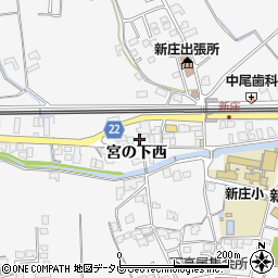 山口県柳井市新庄宮の下西周辺の地図