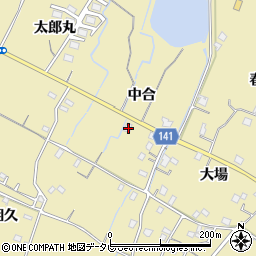 徳島県小松島市坂野町中合周辺の地図