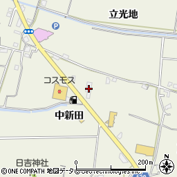 徳島県小松島市大林町中新田周辺の地図