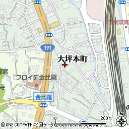 山口県下関市大坪本町周辺の地図