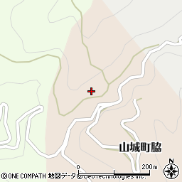 徳島県三好市山城町脇106周辺の地図