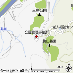 四国中央市役所　三島施設三島公園管理事務所周辺の地図