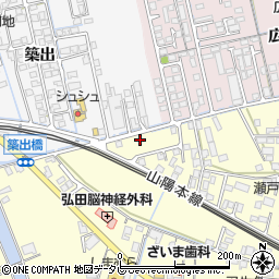 山口県柳井市古開作476-3周辺の地図