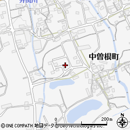 愛媛県四国中央市中曽根町2285周辺の地図