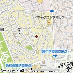 愛媛県新居浜市南小松原町5周辺の地図