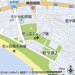 山口県光市虹ケ浜周辺の地図