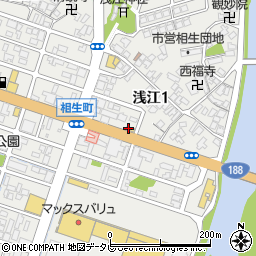 すき家１８８号光浅江店周辺の地図