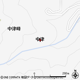 徳島県徳島市多家良町中津周辺の地図