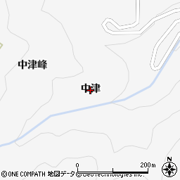 徳島県徳島市多家良町（中津）周辺の地図