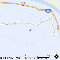 徳島県三好市山城町茂地585周辺の地図