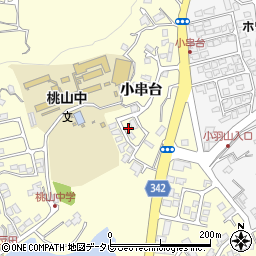 山口県宇部市小串小串台665-8周辺の地図