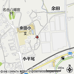 山口県柳井市余田1428周辺の地図