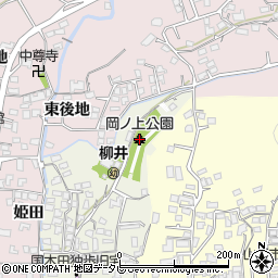 岡ノ上公園周辺の地図