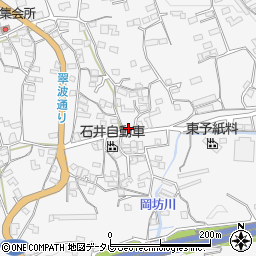 愛媛県四国中央市中曽根町1196-3周辺の地図