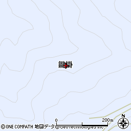 徳島県美馬市穴吹町口山鍵掛周辺の地図