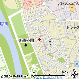 愛媛県新居浜市南小松原町周辺の地図