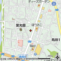 セブンイレブン光市島田店周辺の地図
