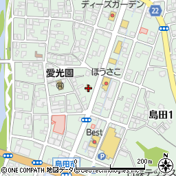 セブンイレブン光市島田店周辺の地図