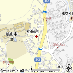 山口県宇部市小串小串台663-23周辺の地図